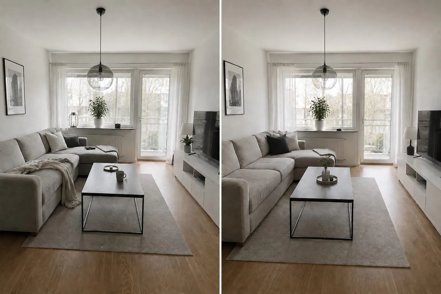 Hemstädning – före & efter