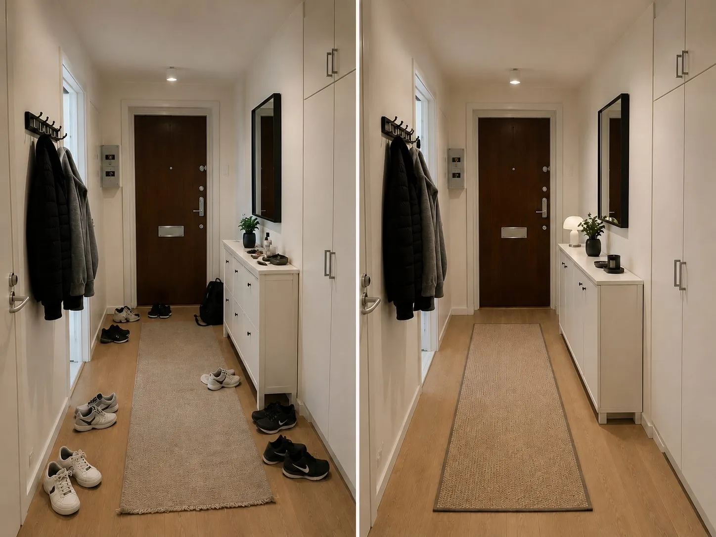 Före och efter – Hemstädning