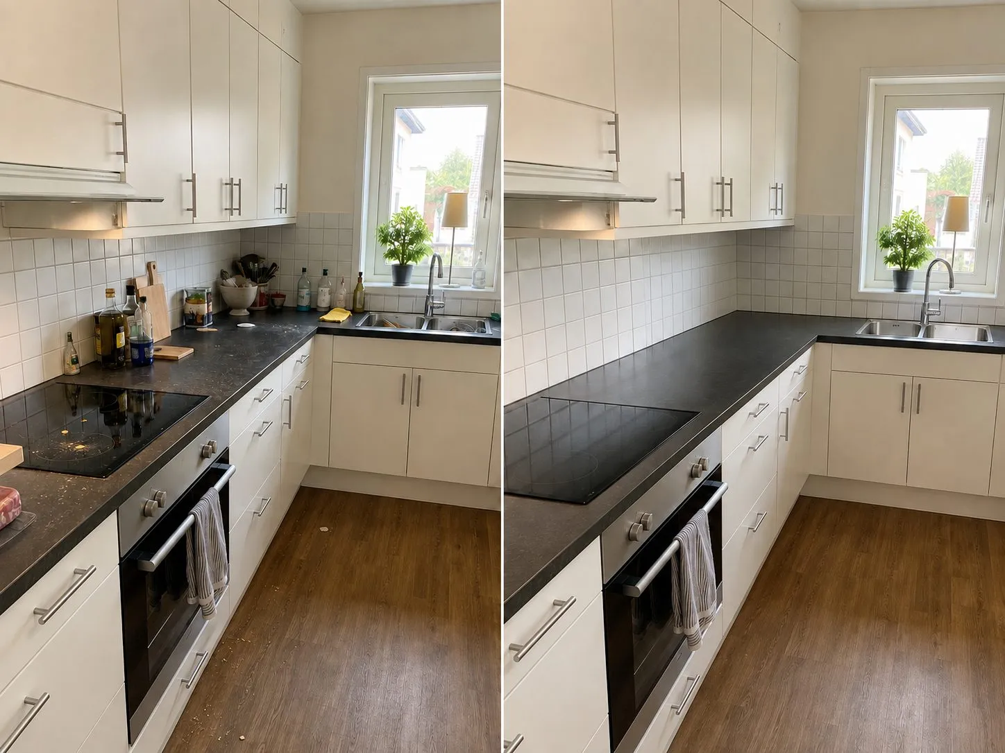 Före och efter – Hemstädning