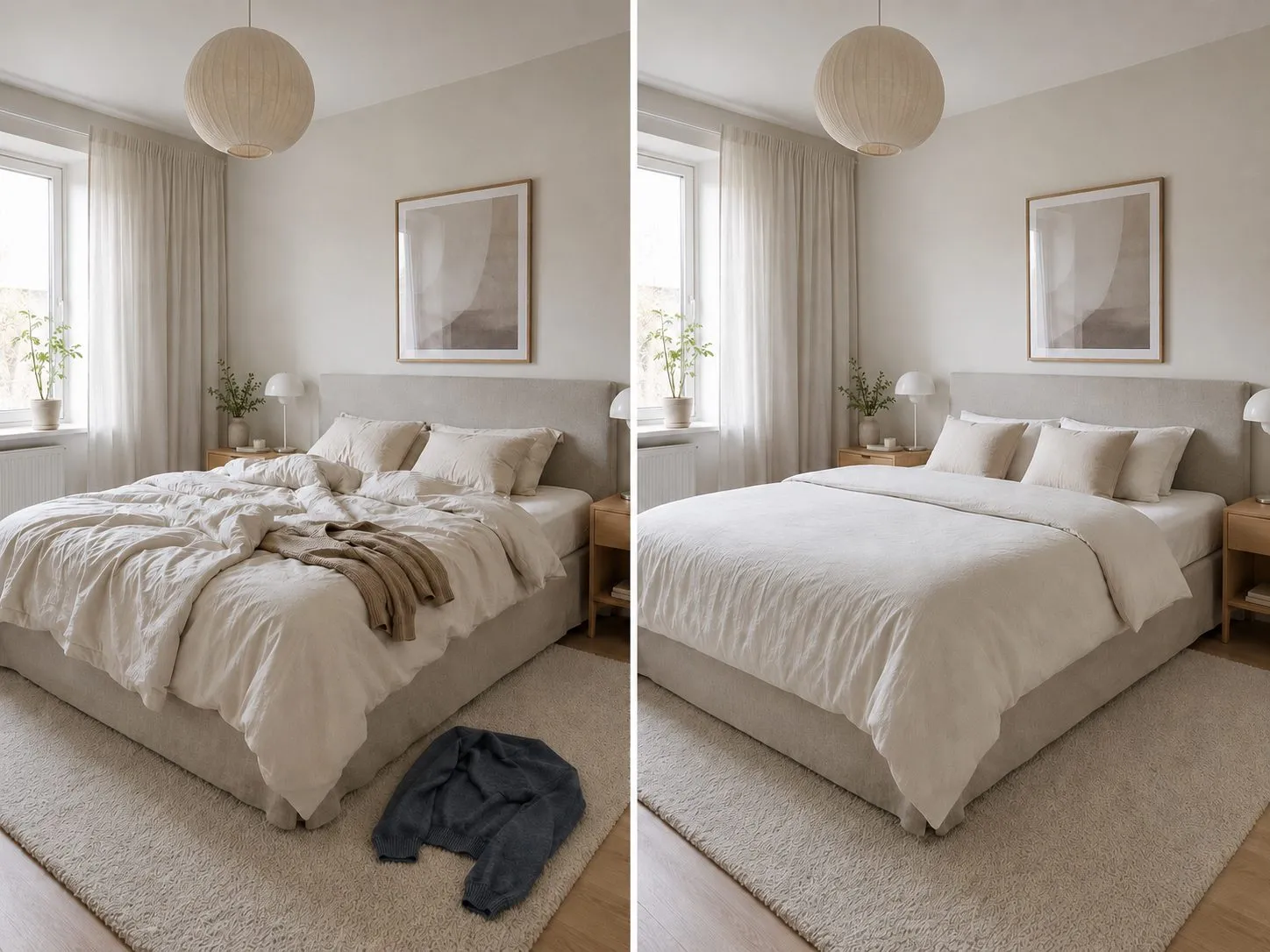 Före och efter – Hemstädning