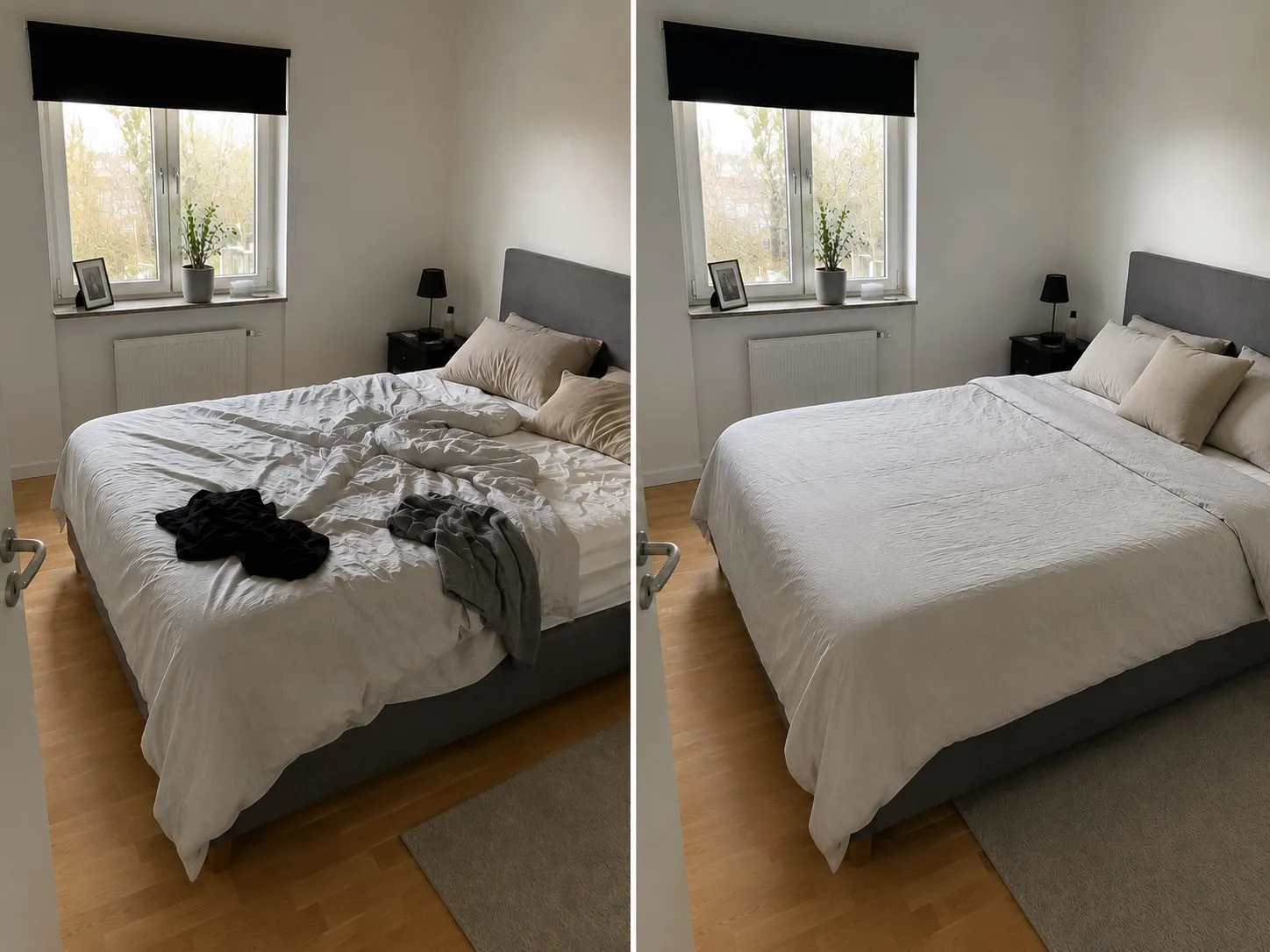 Före och efter – Hemstädning